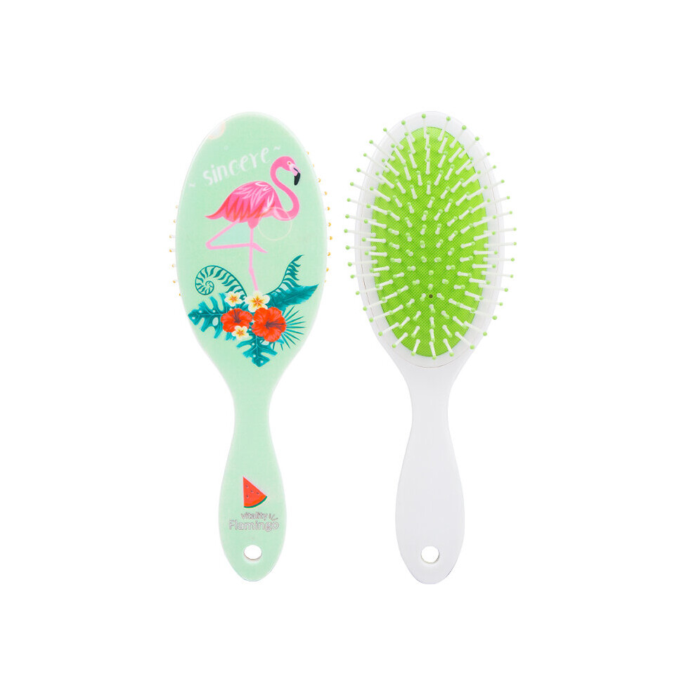 Dechoicelife (A-2B2) 4 Color Hair Brush Women Flamingo Series Print Airbag Massage Anti-Knot Comb High Quality Curly Hair Products Hair Straightener
