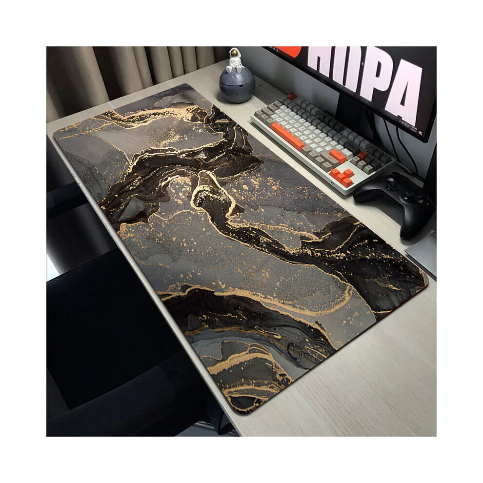 (A-Ep165100 300X600x2mm) Marble Mouse Pad Large Rubber Mousepad Keyboard For Computers Carpet Xxl 900X400mm Notebook Locking Edge Overlook Mats For Mi 4855358012177