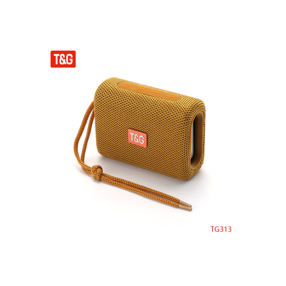 (A-) Mini Tg313 Portable Wireless Bluetooth-Compatible Speaker Bass Subwoofer Waterproof Boombox Outdoor Speakers Stereo Loudspeaker Gold 4851195395848