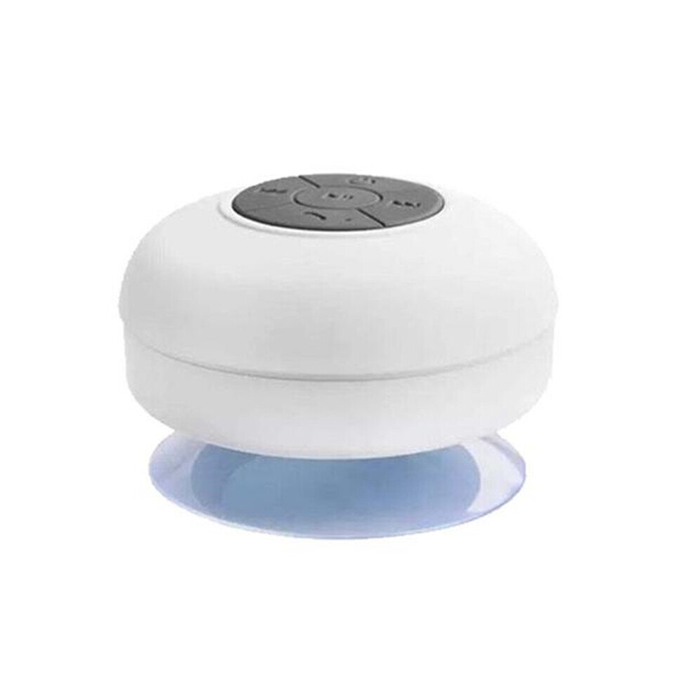 (A-) Portable Bluetooths Speaker Wireless Waterproof Shower Speakers For Phone Bluetooths Subwoofer Hand Free Car Speaker Loudspeaker White 4851195404779