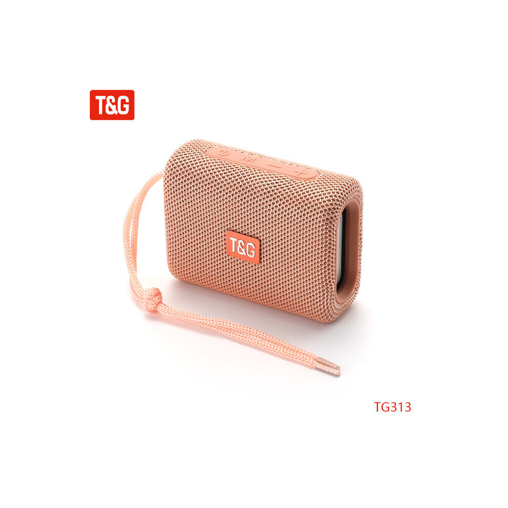 (A-) Mini Tg313 Portable Wireless Bluetooth-Compatible Speaker Bass Subwoofer Waterproof Boombox Outdoor Speakers Stereo Loudspeaker Pink 4851195395879