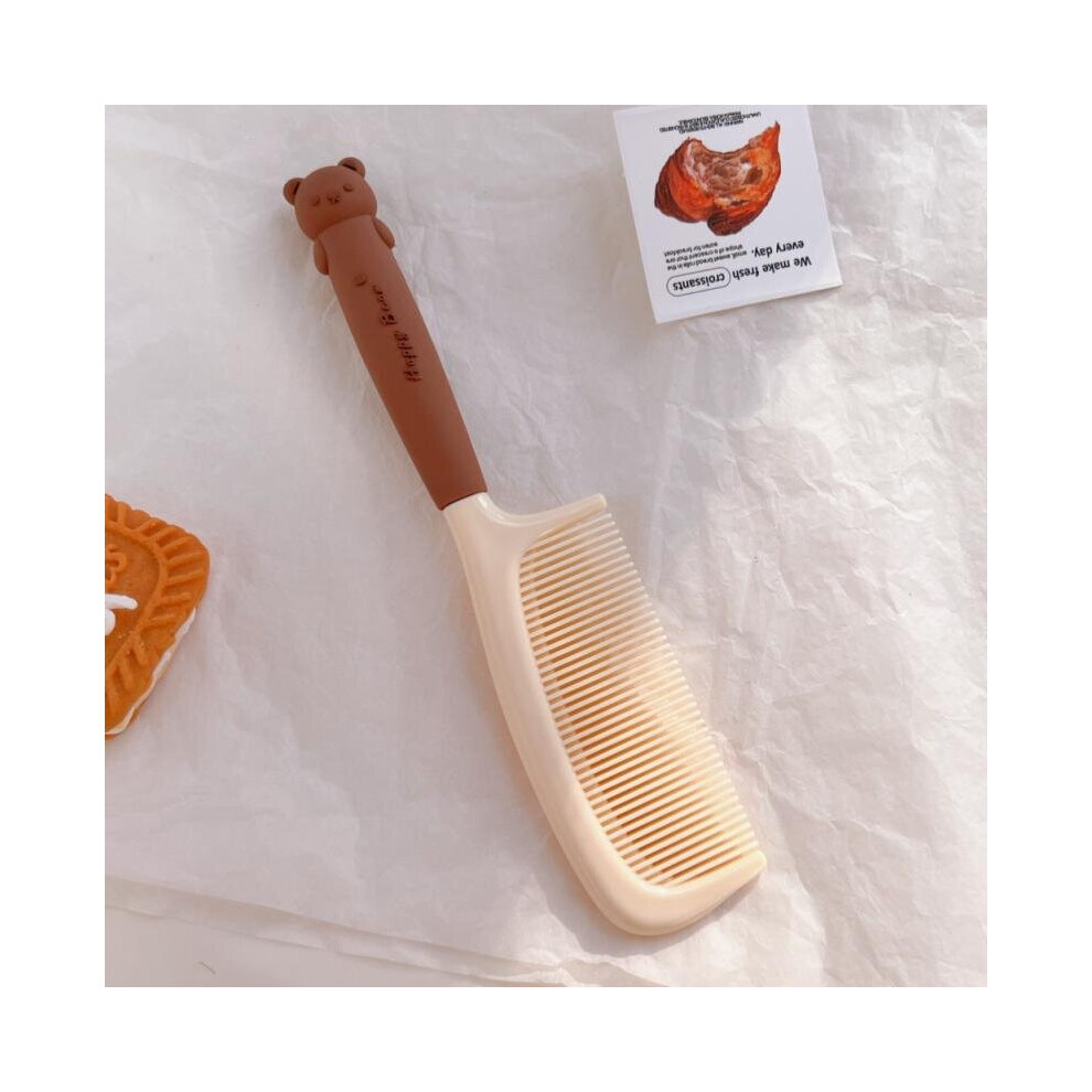Dechoicelife Unisex Not,Specified (A-06) Cartoon Hairdressing Comb Woemen Students Hair Straightening Comb Girls Heart Cute Silicone Plastic Straight Hair Comb Wholesale