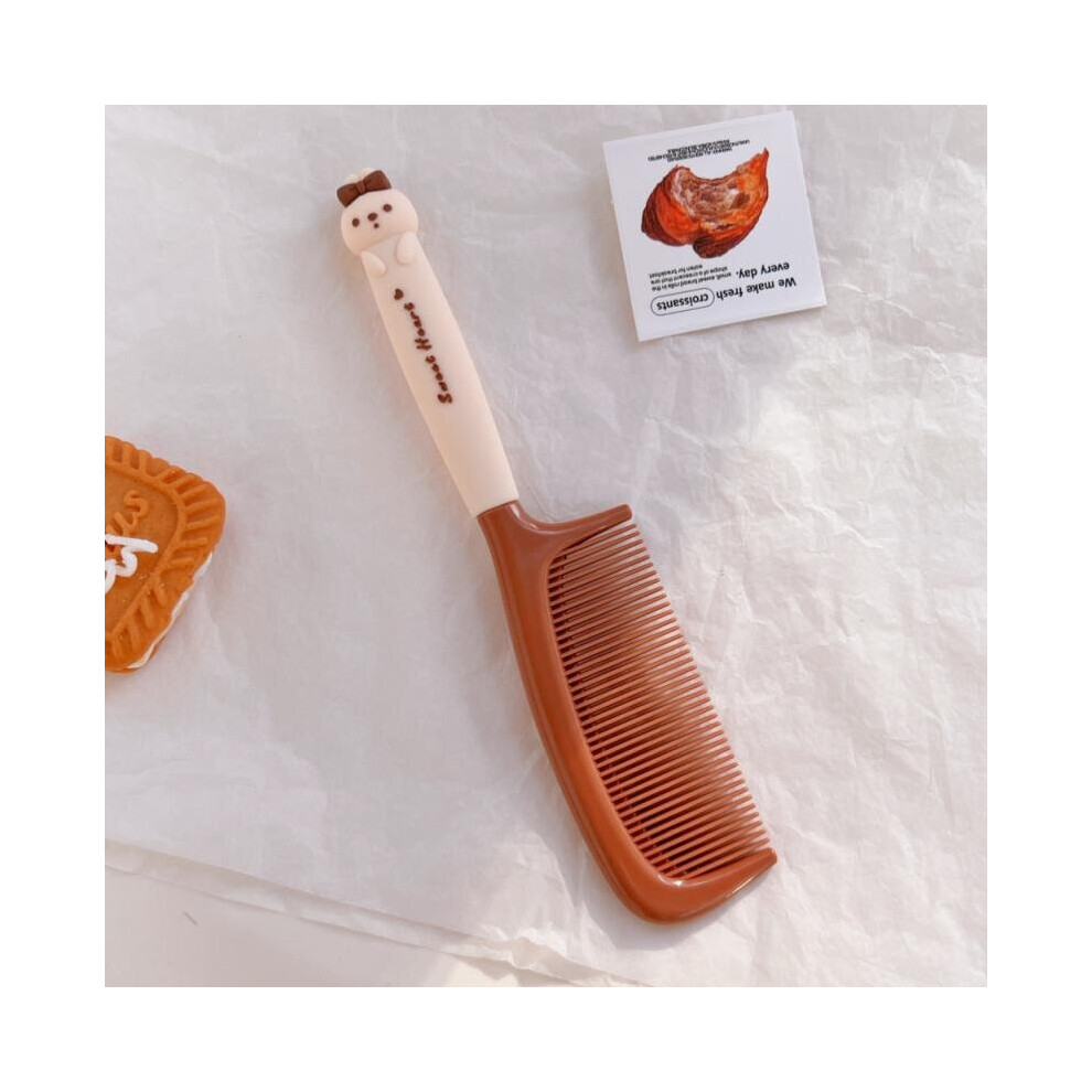 Dechoicelife Unisex Not,Specified (A-09) Cartoon Hairdressing Comb Woemen Students Hair Straightening Comb Girls Heart Cute Silicone Plastic Straight Hair Comb Wholesale