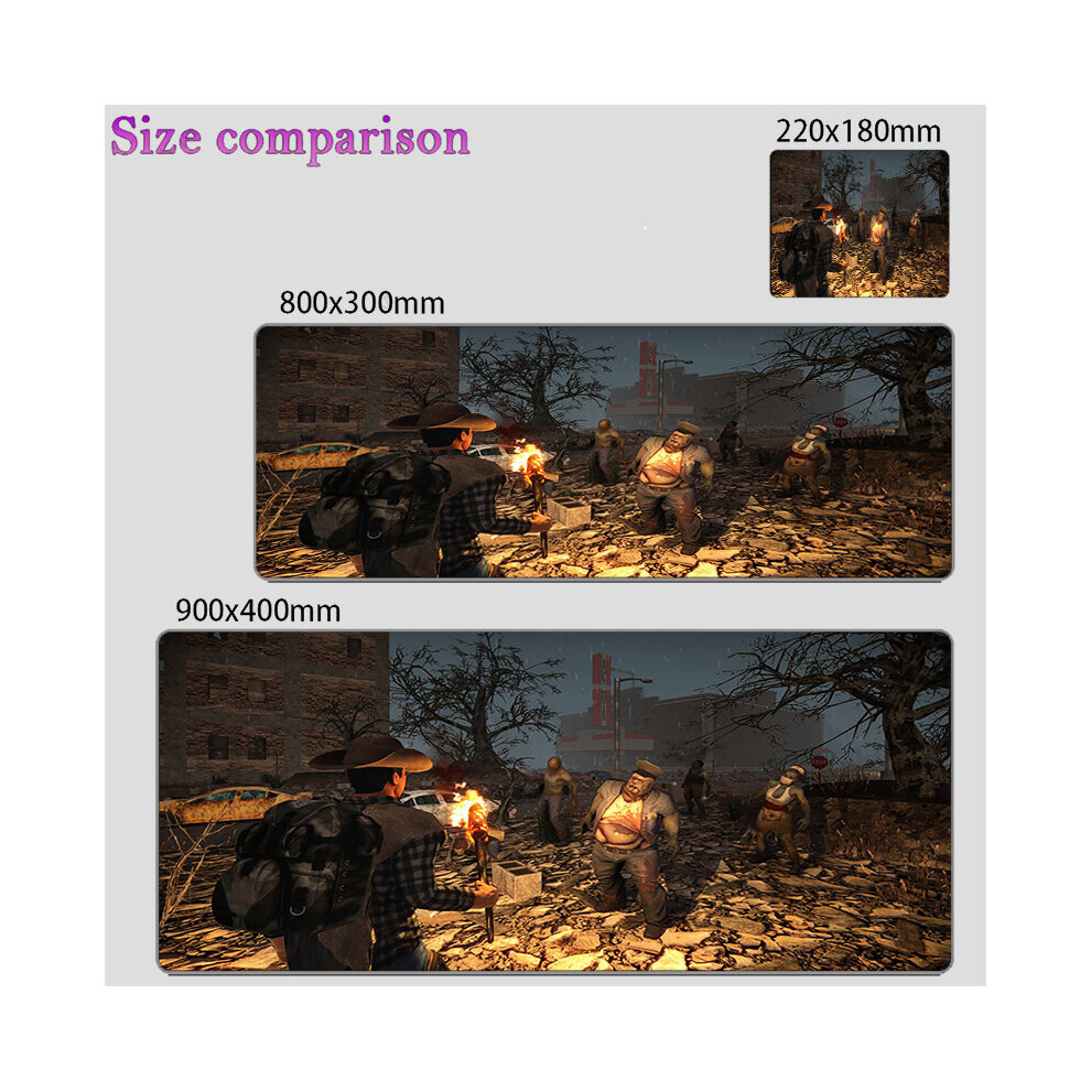 (A-Video Game Rust (5) 300X600x2mm) Gaming Mouse Pad Rust Keyboard Mat Office Accessories Computer Desk Accessories Laptop Anti-Skid 900X400 Game Mats 4855358028109