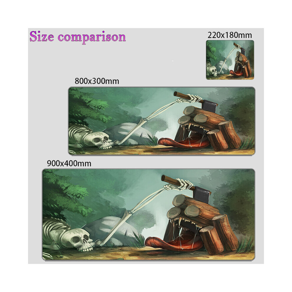 (A-Rust (3) 300X600x2mm) Gaming Mouse Pad Rust Keyboard Mat Office Accessories Computer Desk Accessories Laptop Anti-Skid 900X400 Game Mats Cool Mouse 4855358026983
