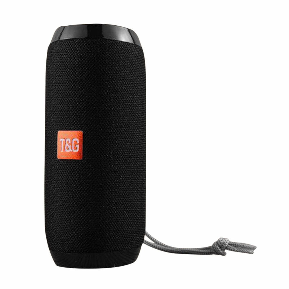 (A-) T&G Tg117 Portable Bluetooth Speaker Wireless Bass Column Waterproof Outdoor Music Vibro Speakers Tf Card Subwoofer Loudspeaker Black 4851195413481