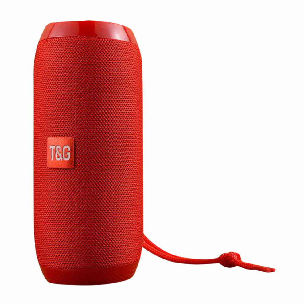 (A-) T&G Tg117 Portable Bluetooth Speaker Wireless Bass Column Waterproof Outdoor Music Vibro Speakers Tf Card Subwoofer Loudspeaker Red 4851195413559