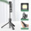 (a-Without light) Wireless Bluetooth Selfie Stick Foldable Mini Tripod With Fill Light Shutter Remote Control For IOS Android Phones Selfie Sticks 5