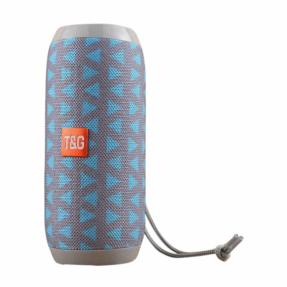 (A-) T&G Tg117 Portable Bluetooth Speaker Wireless Bass Column Waterproof Outdoor Music Vibro Speakers Tf Card Subwoofer Loudspeaker Gray 4851195413542