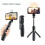 (a-Without led light) Selfie Stick tripod with fill light shutter for IOS Android Wireless Bluetooth Handheld Gimbal Stabilizer Mobile Phone 2