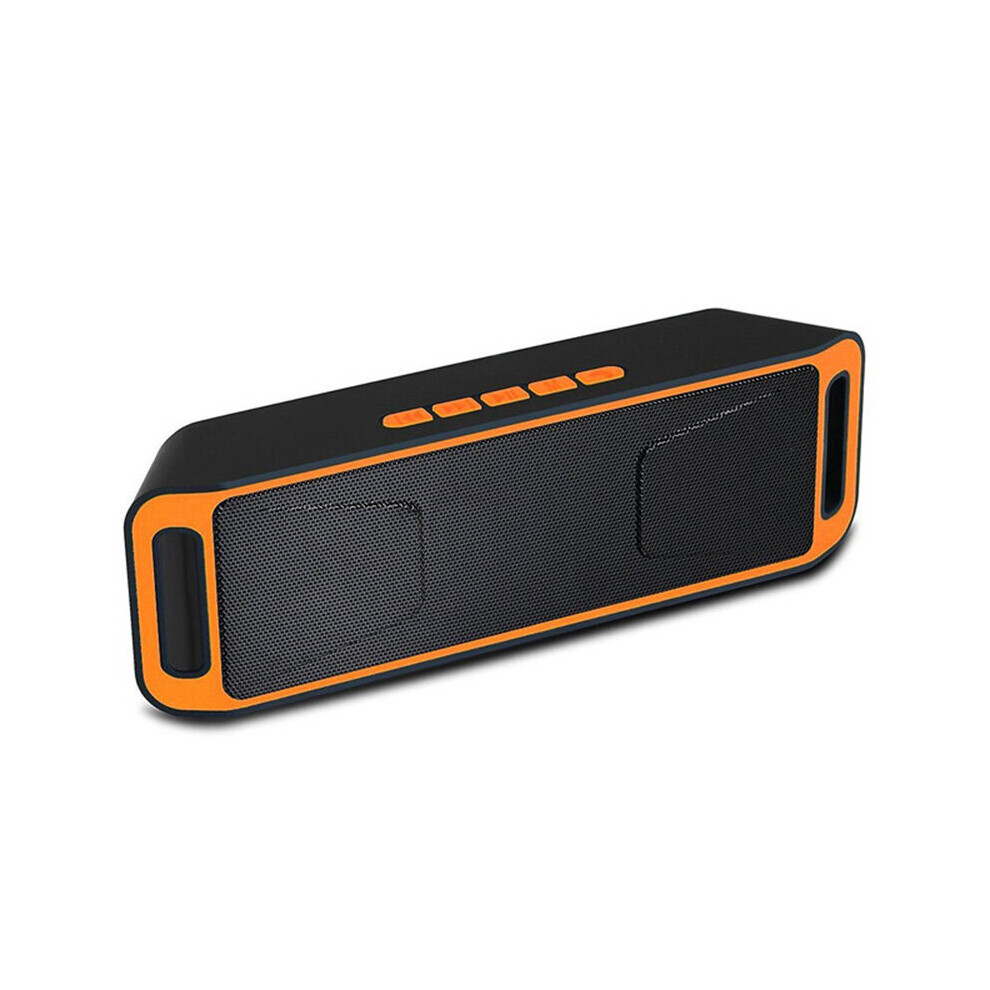 (a-04 Orange) SC208 Portable Speakers Wireless Bluetooth-compatible MP3 Player USB TF Card FM Radio Stereo Bass Subwoofer Outdoor Speaker-image-OPC-PC2YQZ2-NEW