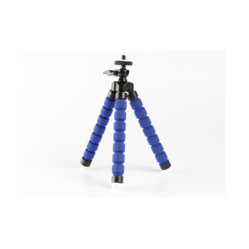 (A-) Sponge Flexible Octopus Tripod With Phone Holder Universal Clip Holder Bracket For Iphone For Xiaomi For Android Blue 4855008113216