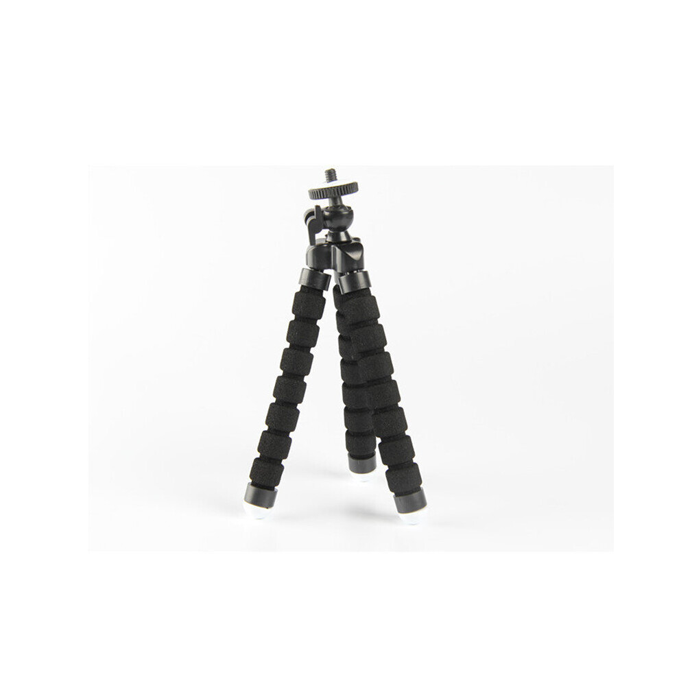 (A-) Sponge Flexible Octopus Tripod With Phone Holder Universal Clip Holder Bracket For Iphone For Xiaomi For Android Black 4855008113193