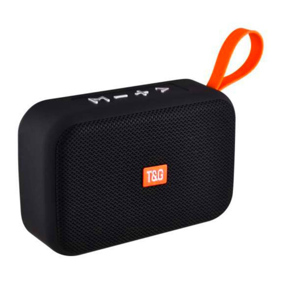 (A-) Bluetooth-Compatible Wireless Speaker Fm Radio Wireless Bass Speaker Hands Free Support Tf Card U Disk For Mobile Phone Computer Black 4851195413412