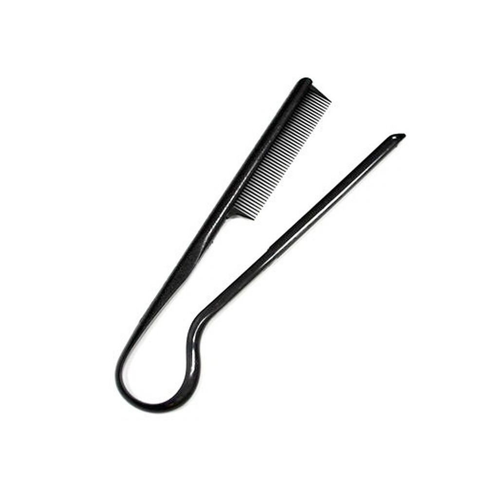 Dechoicelife Unisex 1Pc Useful Hair Straighten Salon Comb Hairdressing Smooth Tool Hold Tongs Hair Styling Tools For Women Hair Brush Straightener