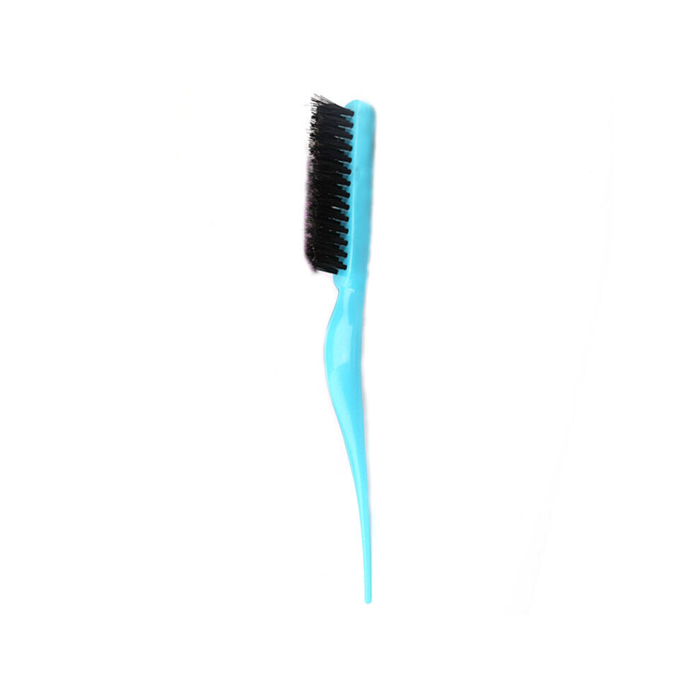 Dechoicelife Unisex Blue (A-) Pointed Tail Brush High Temperature Resistance Tangle Hair Comb Barber Straightening Brush Hairdresser Professional Accessories