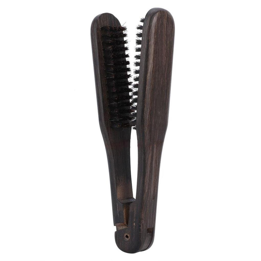 Dechoicelife Hair Straightener Professional Household Ladies Styling Tool Double-Brushes Anti-Static Folding Hairdressing Comb Shop