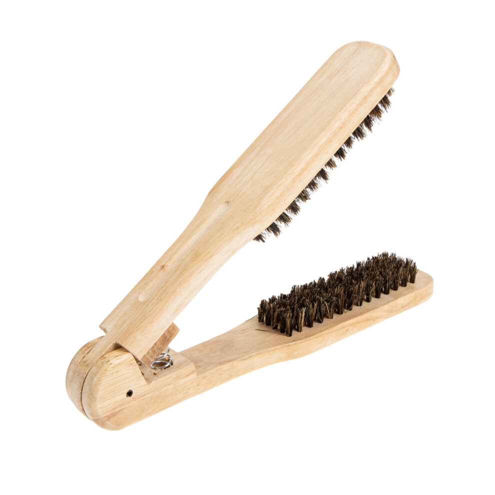 Dechoicelife Unisex Not,Specified Comb Hair Brush Splint Straightening Straightener Salon Wooden Detangler Double Sided Hairstyling Hairdressing Removing Cutting