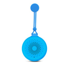 (a-blue as the picture) Bathroom Shower Speaker Portable Waterproof Bluetooth Speakers Black Cute Wireless Sound box For Outdoor Ride, with Microphone