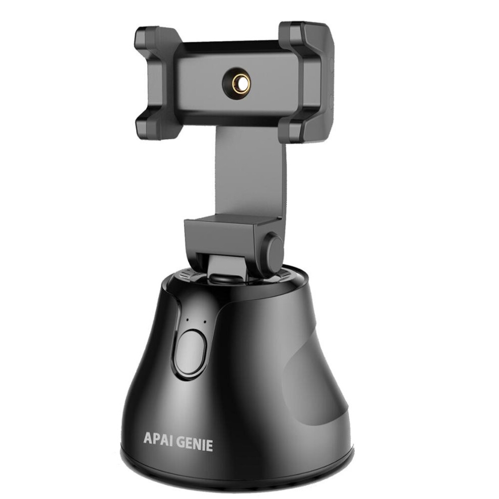 (A-) Apai Genie Selfie Stick 360 Rotation Auto Face Object Tracking Smart Shooting Camera Phone Mount Vlog Shooting Smartphone Holder Black 4855008110277