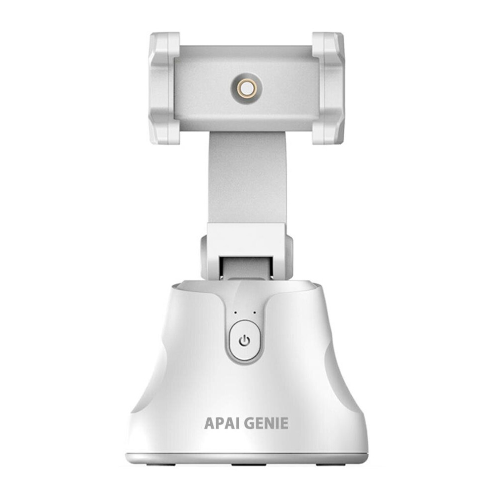 (A-) Apai Genie Selfie Stick 360 Rotation Auto Face Object Tracking Smart Shooting Camera Phone Mount Vlog Shooting Smartphone Holder White 4855008110291