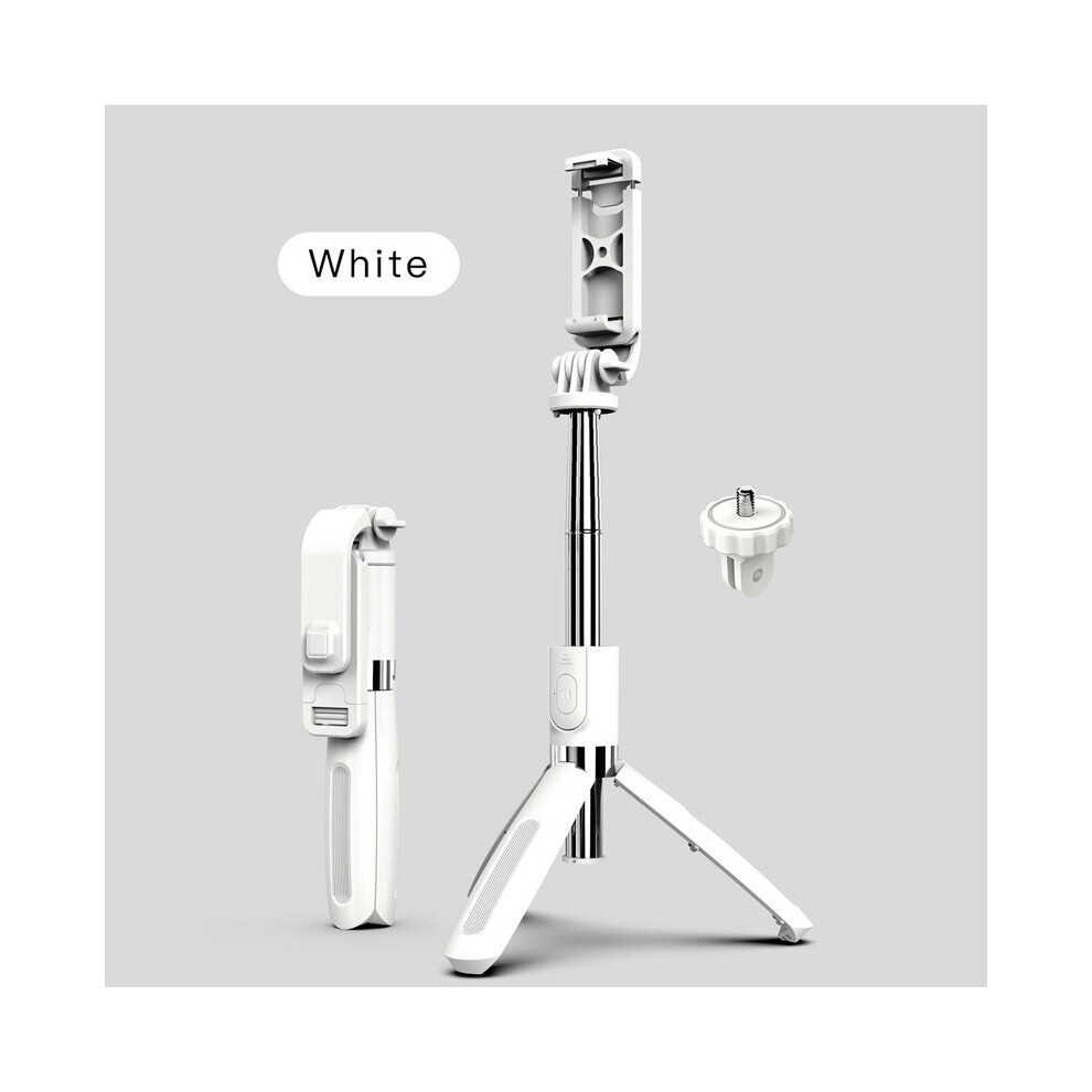 (A-) 4 In1 Bluetooth Wireless Selfie Stick Tripod Foldable & Monopods Universal For Smartphones For Gopro And Sports Action Cameras White 4855008126094