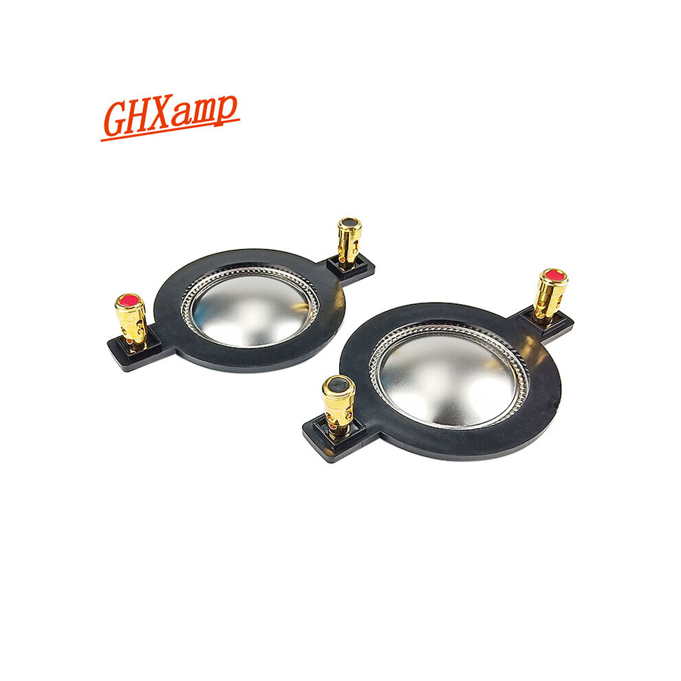 Ghxamp 34.4Mm Speaker Treble Voice Coil Titanium Film Tweeter Ring Voice Diaphragm Speaker Accessories Diy 8Ohm 2Pcs 4851195404441