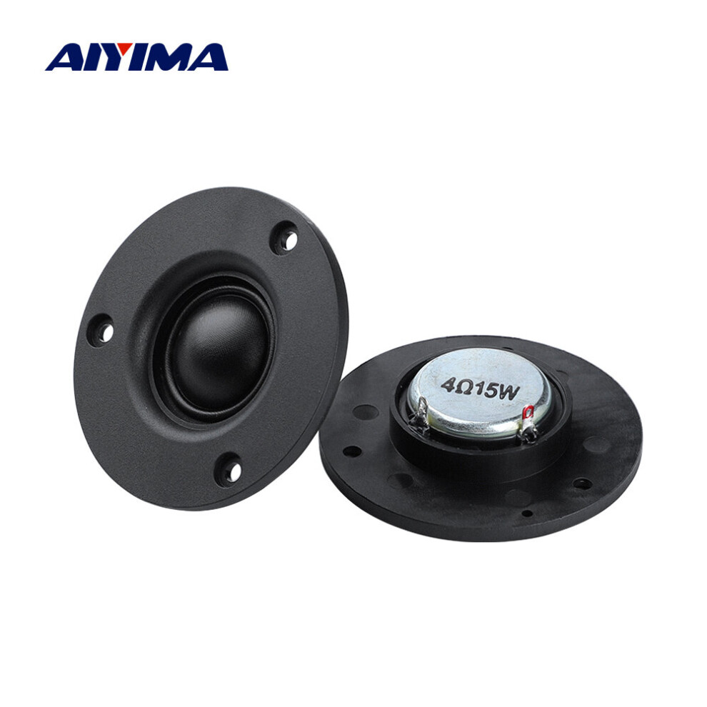 (A-4 Ohm Speaker) Aiyima 2Pcs 3 Inch Audio Tweeter Speaker 4 Ohm 20W Hifi Music Treble Neodymium Magnetic Dome Silk Film Home Theater Loudspeaker 4851195394070