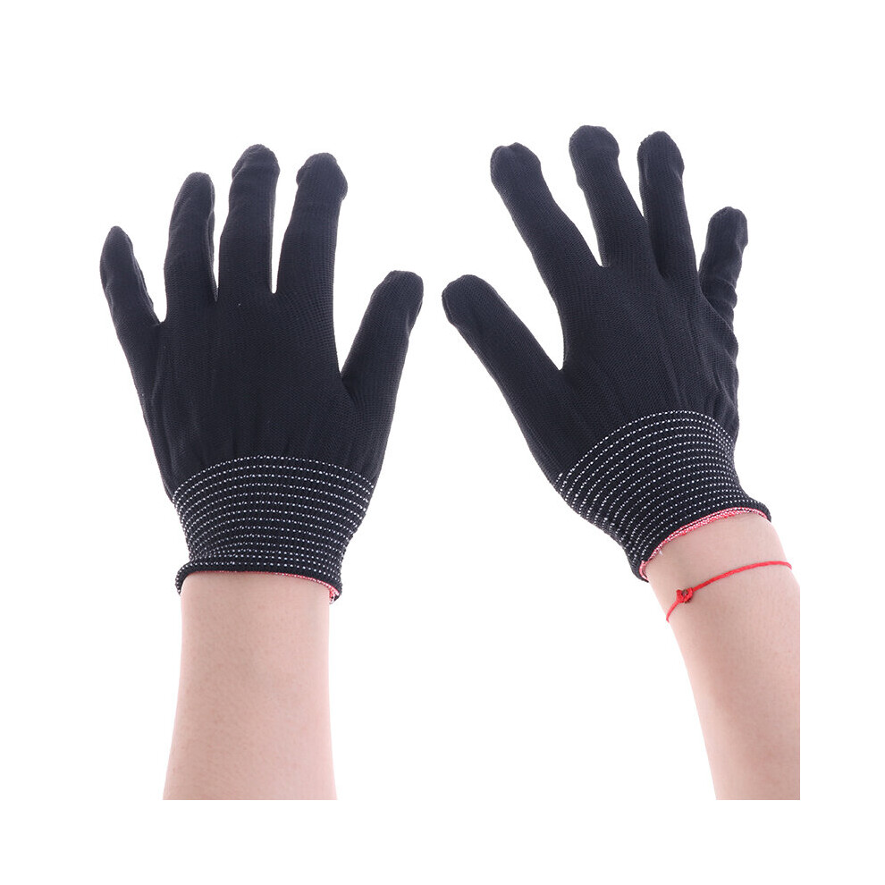 Dechoicelife (A-1Pair) 1Pair Hair Straightener Perm Curling Hairdressing Heat Resistant Finger Glove Hair Care Styling Tools Thermal Styling Gloves