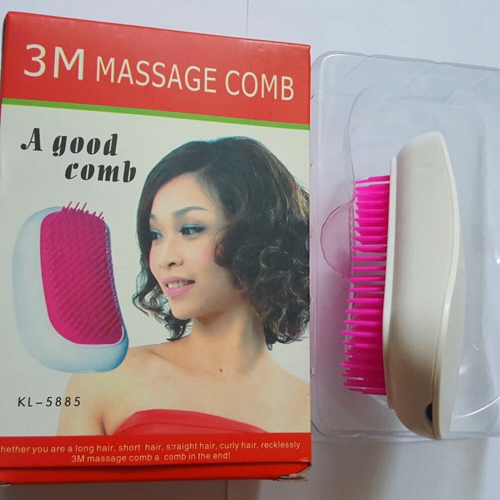 Dechoicelife Unisex Salon Vibrating Hair Brush Fast Hair Straightener Comb Hair Electric Loss Massage Comb Straightening Comb Need Battery