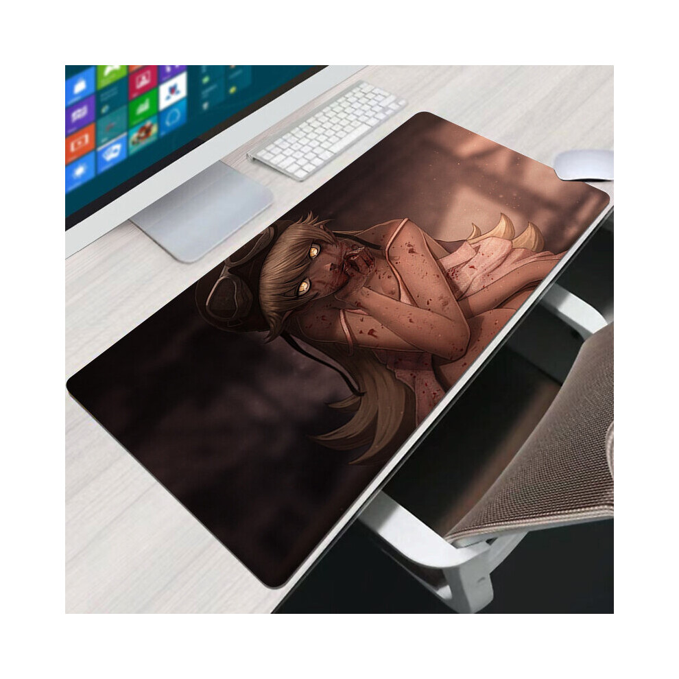 (A-Fs005132 300X800x2mm) Monogatari Mouse Pad Accessories Mats Pc Keyboard Mause Pads Mice Protector Large Gamer Desk Mat Mousepad Anime Xxl Gaming 4855358067863