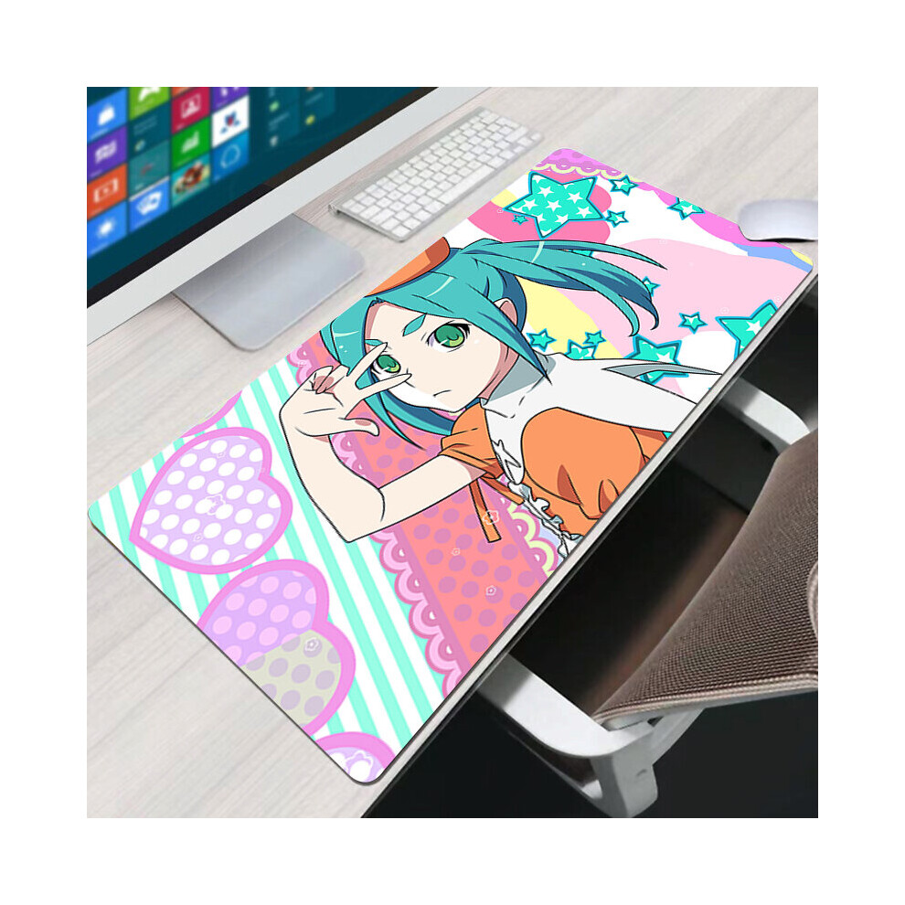 (A-Fs005125 300X800x2mm) Monogatari Mouse Pad Accessories Mats Pc Keyboard Mause Pads Mice Protector Large Gamer Desk Mat Mousepad Anime Xxl Gaming 4855358067238