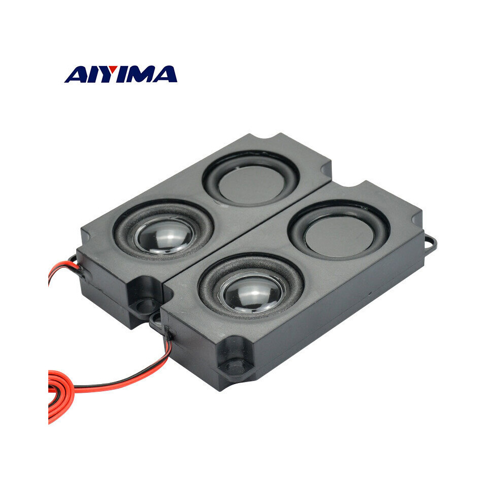 Aiyima 2Pcs Audio Portable Speakers 10045 Led Tv Speaker 8 Ohm 5W Double Diaphragm Bass Computer Speaker Diy For Home Theater 4851195382756