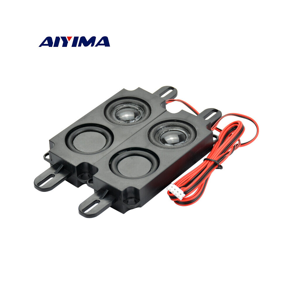 Aiyima 2Pcs Audio Portable Speakers 10045 Box Double Diaphragm Speaker 8 Ohm 5W Diy Mini Tv Speakers 4851195390409