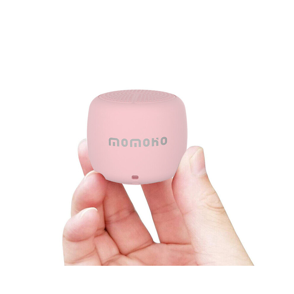 (A- With Bracelet) 2022 Waterproof Tws Bluetooth Speaker With Bracelet Wireless Hi-Fi Stereo Tf Card Play Handsfree Big Volume Speaker For Phone P Pink 4851195413238