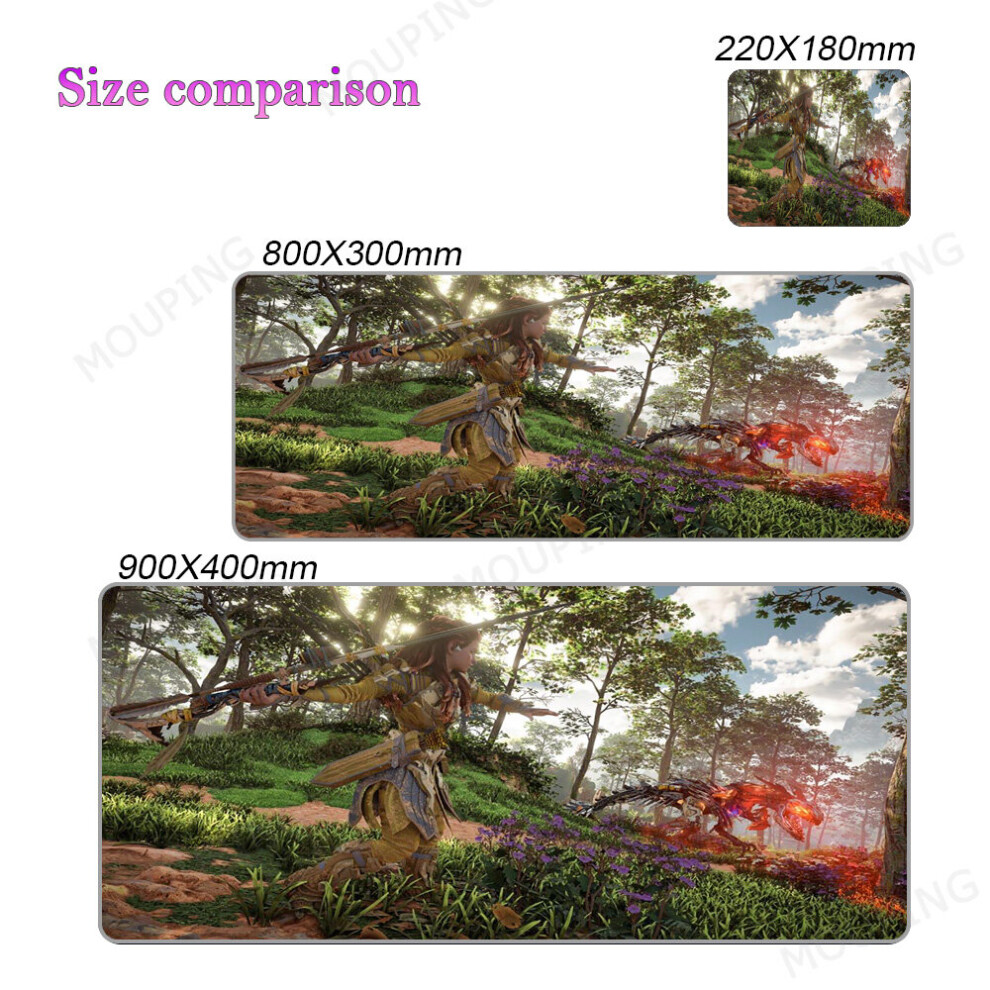 Photos - Other for Computer Horizon Zero Dawn Forbidden West Mousepad Office on The Table Desk Design Objects Gaming Desktop Accessor(a-12 800x400x2mm)