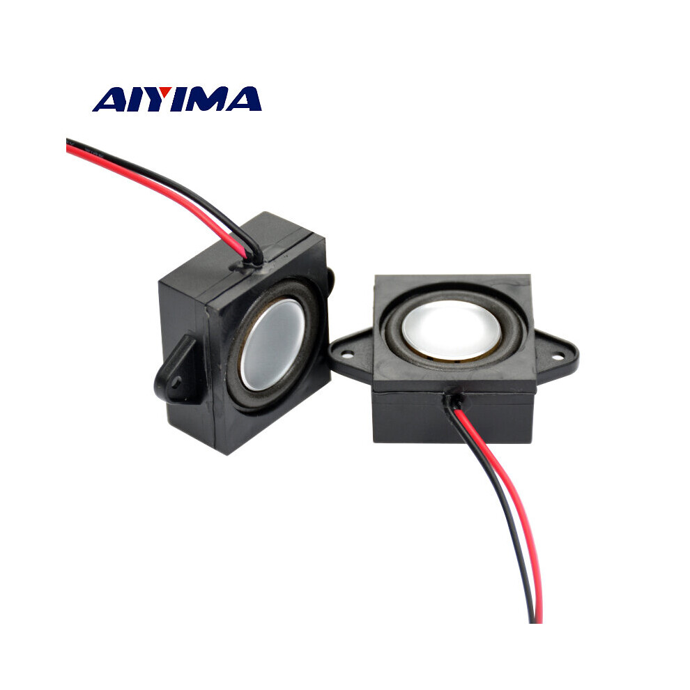(A-4Ohm) Aiyima 2Pcs Full Range Audio Portable Speakers 8 Ohm 3W Single Tone Speaker Mini Stero Advertising Computer Speakers 4851195383555