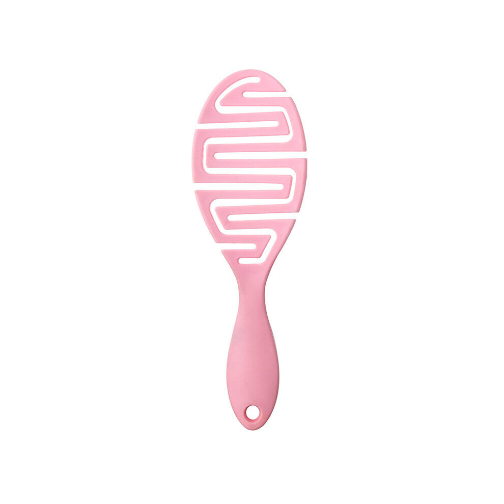 Dechoicelife Unisex (A-No.2) 1Pc Elastic Massage Combs Anti-Detangling Hair Brush Portable Massaging Straight Hair Straightening Comb Styling Tools For Women
