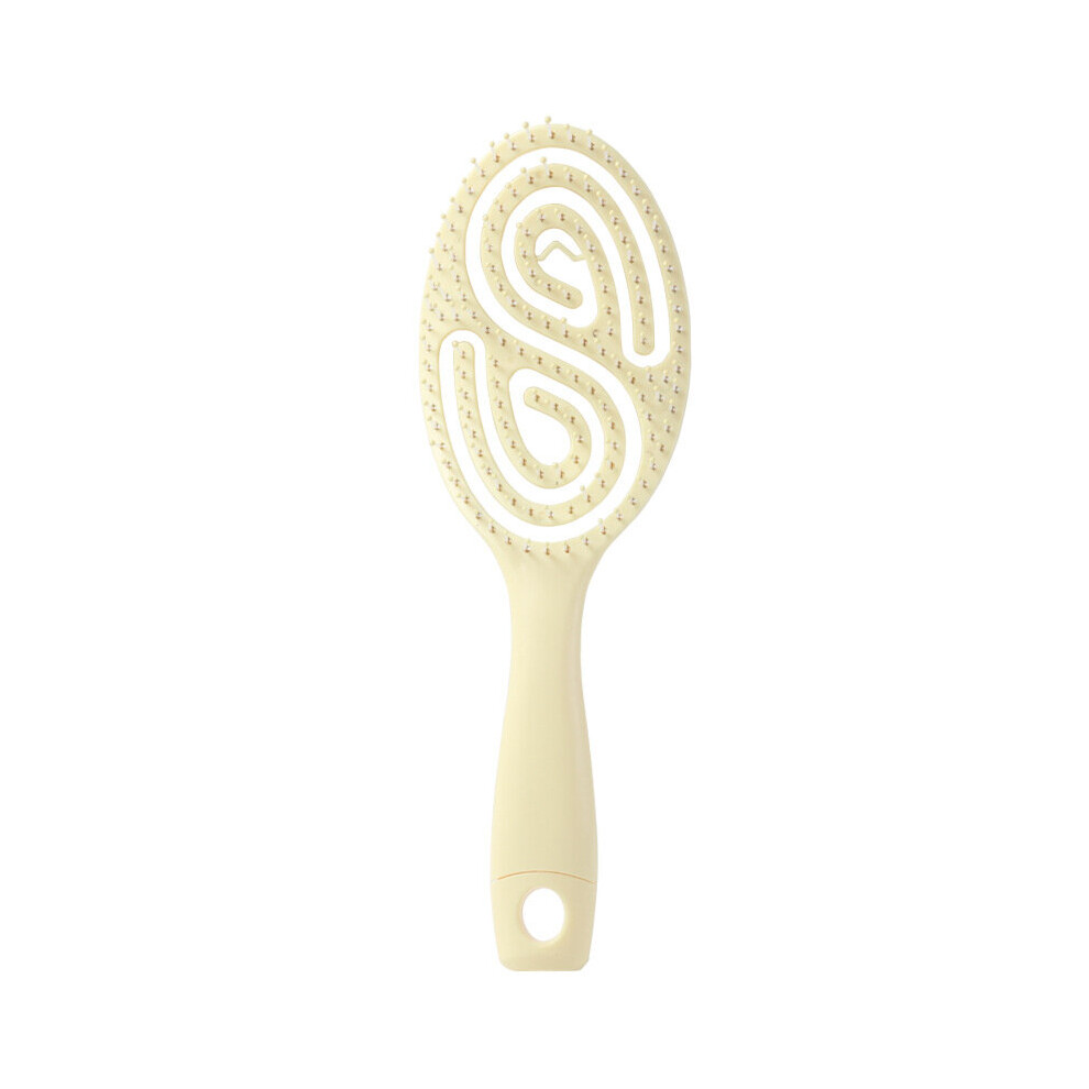 Dechoicelife Unisex Not,Specified (A-No.5) 1Pc Elastic Massage Combs Anti-Detangling Hair Brush Portable Massaging Straight Hair Straightening Comb Styling Tools For Women