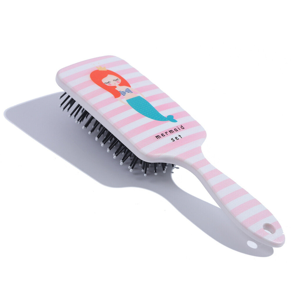 Dechoicelife Unisex (A-07) Cute Square Large Plate Airbag Air Cushion Massage Comb Wide Tooth Curly Straight Hair Straightening Fluffy Hair Styling Comb