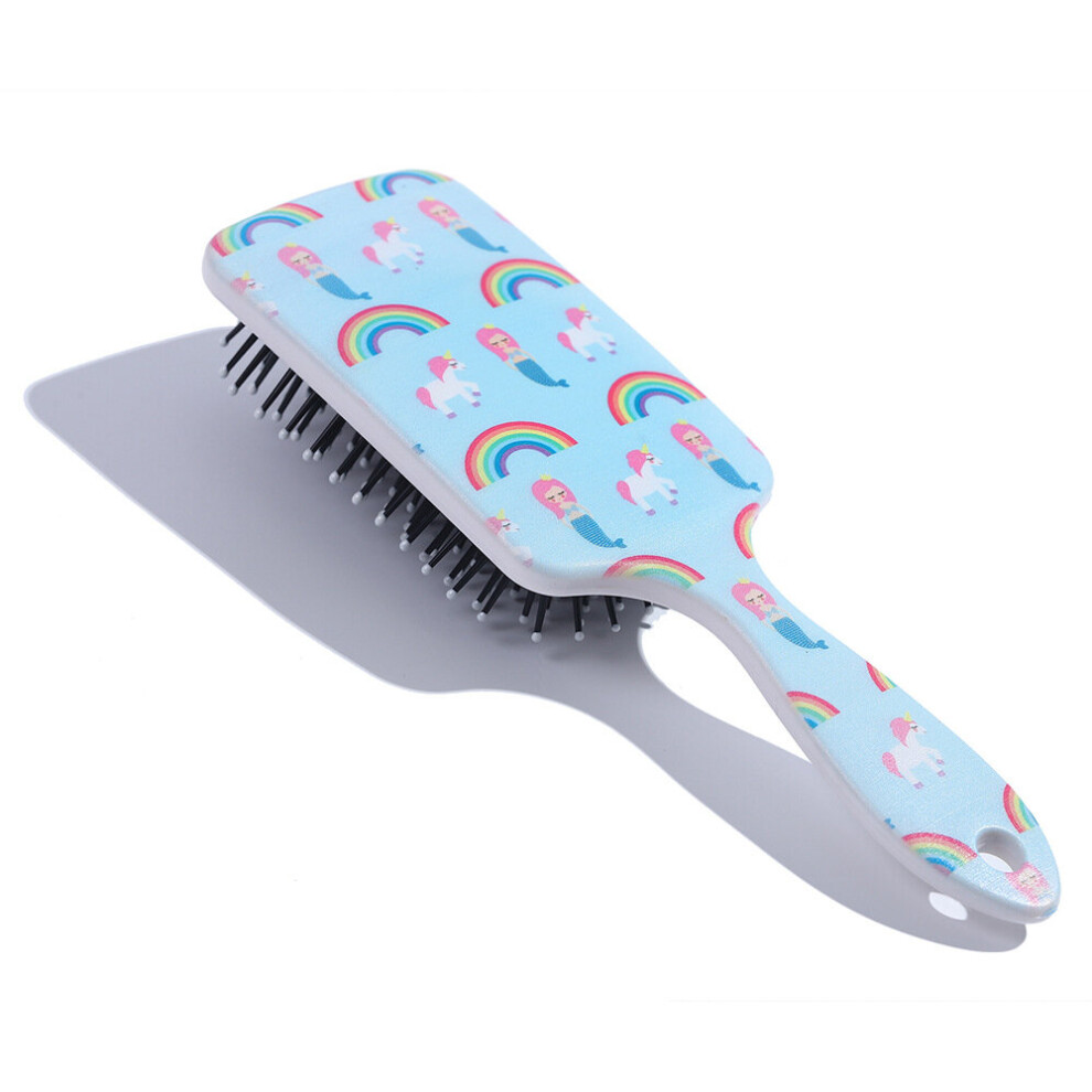 Dechoicelife Unisex (A-18) Cute Square Large Plate Airbag Air Cushion Massage Comb Wide Tooth Curly Straight Hair Straightening Fluffy Hair Styling Comb