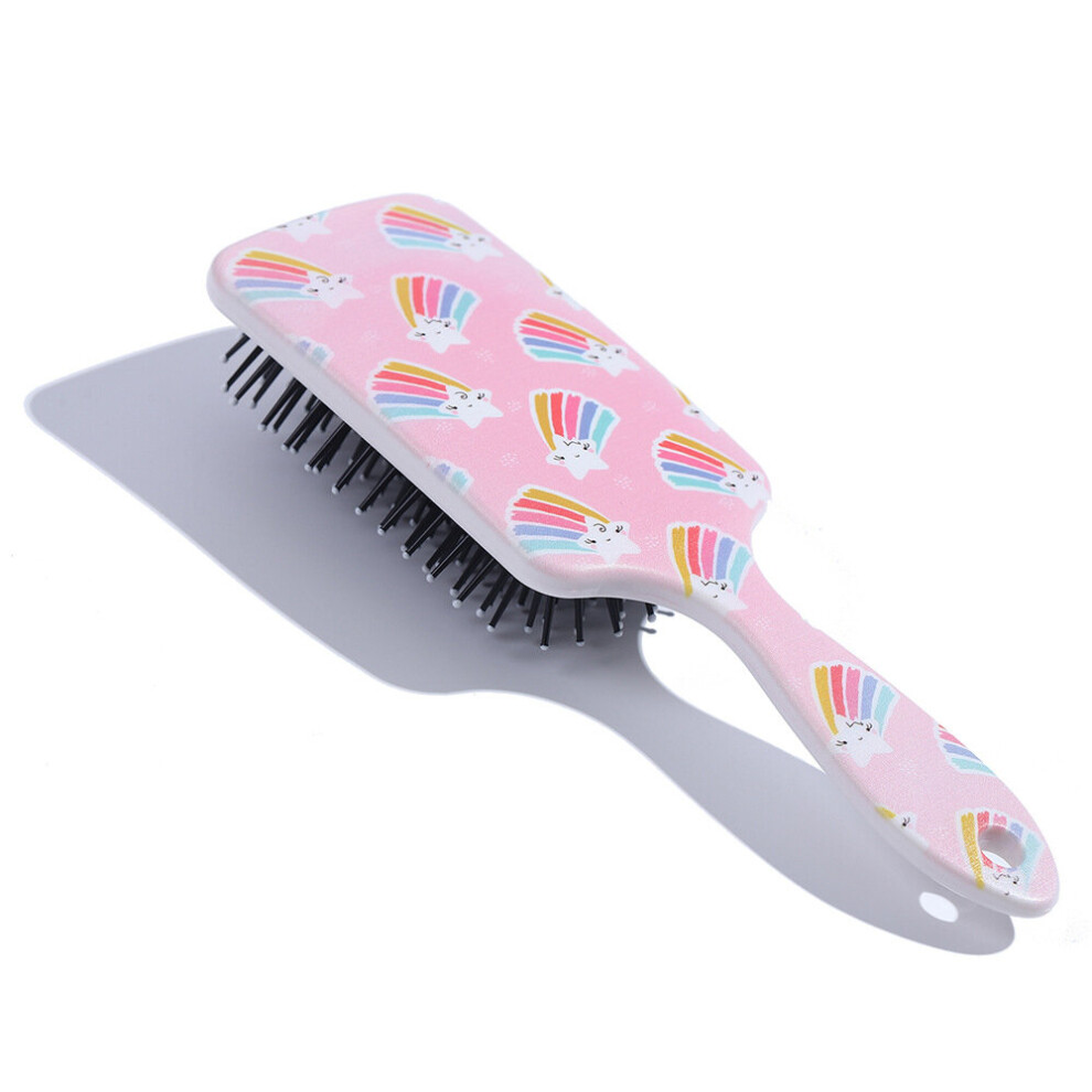Dechoicelife Unisex (A-14) Cute Square Large Plate Airbag Air Cushion Massage Comb Wide Tooth Curly Straight Hair Straightening Fluffy Hair Styling Comb