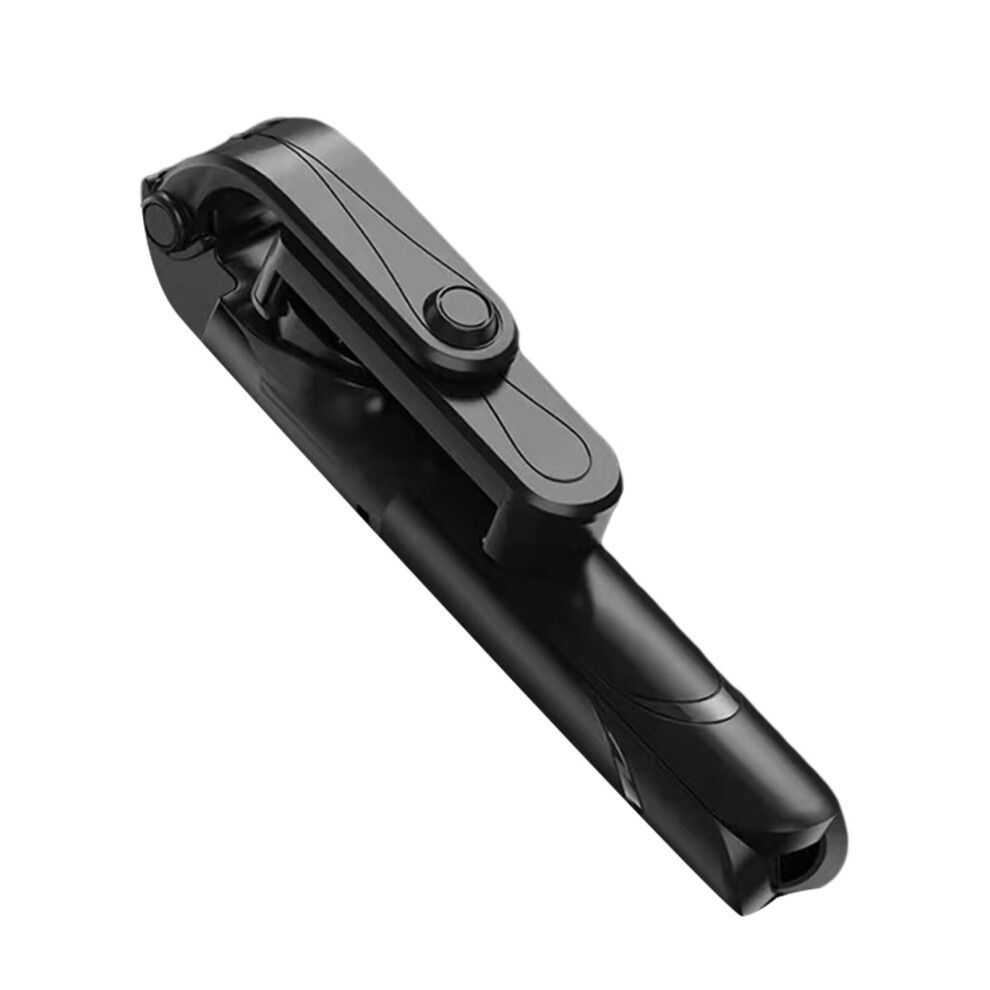 (A-) Bluetooth-Compatible Selfie Stick Mobile Phone Holder Retractable Multifunctional Mini Tripod With Wireless Remote Shutter Black 4852056953214