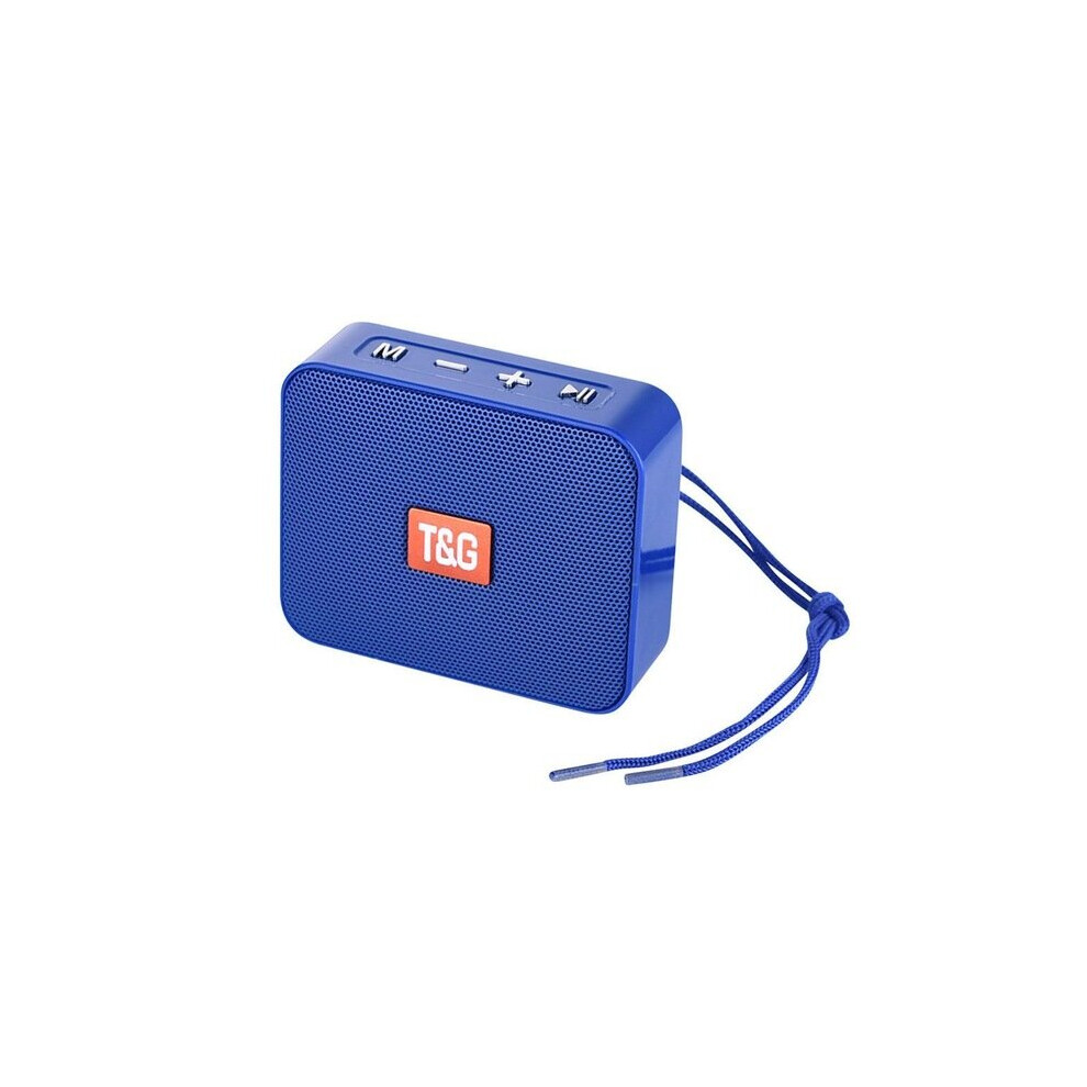 (A- With Full Set Amplifier Sets) Mini Portable Tooth Speaker Wireless Music Usb Speakers 3D Stereo Surround Column Bass Box Aux Tf Subwoofer Blue 4851195416437