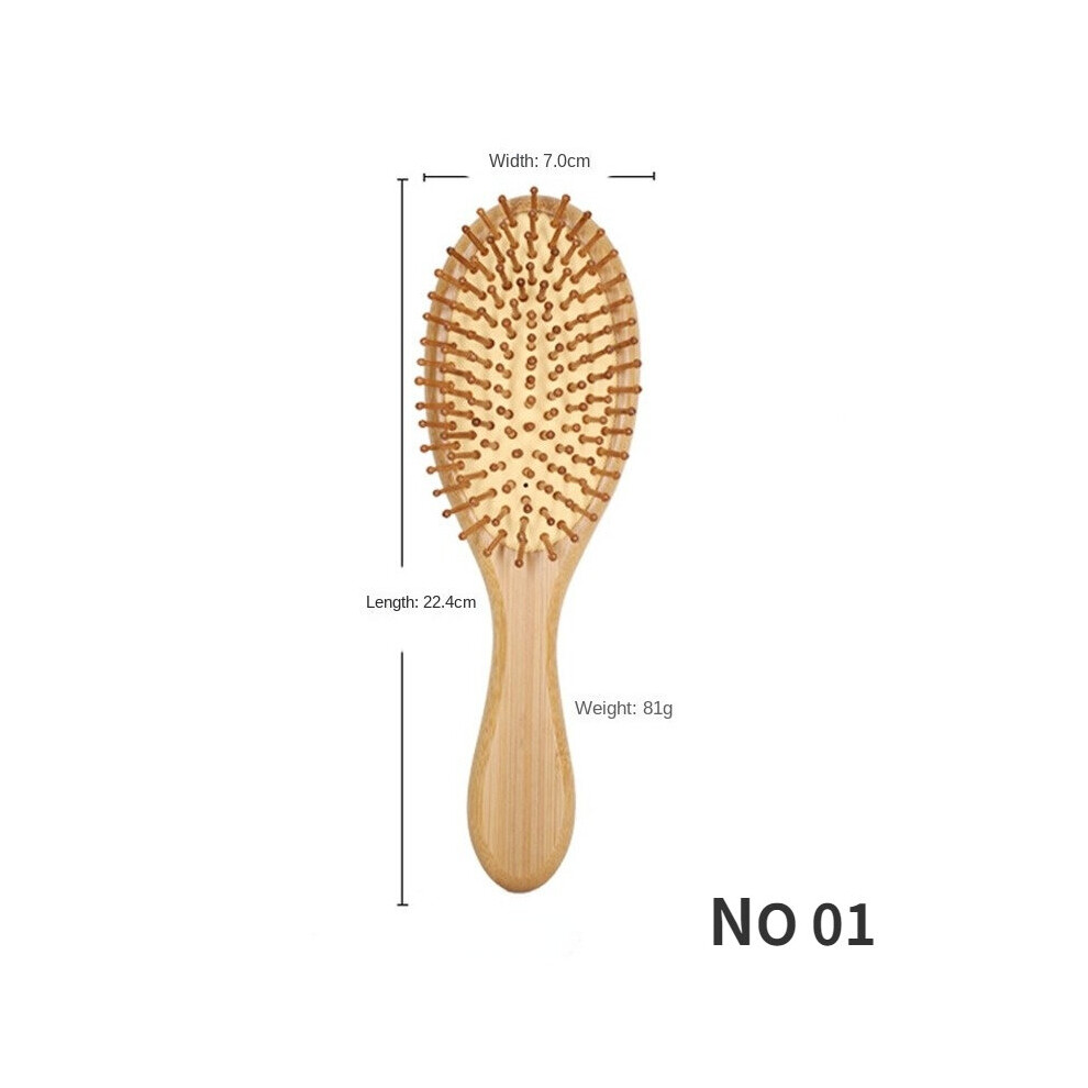 Dechoicelife Unisex Not,Specified (A-No 01) Bamboo Air Cushion Comb Straighten Hair Curly Hair Not Fuzzy Anti-Static Scalp Health Massage Airbag Comb Massage Comb