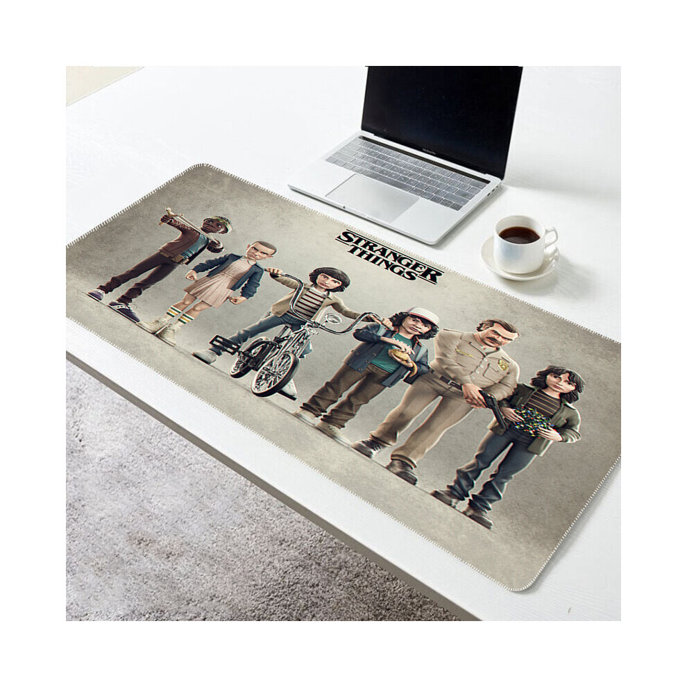 (A-Tt000262 400X800x2mm) Stranger Things Gaming Mouse Mat Pc Accessories Mausepad Gamer Keyboard Pad Deskmat Mousepad Mats Cabinet Mause Laptops Pads 4855357792766