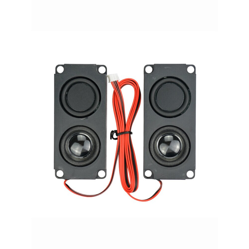 2Pcs 10045 Led Tv Speakers Audio Portable 8Ohm 5W Speaker Double Diaphragm Bass Computer Speaker Diy For Home Theater 4851195416147