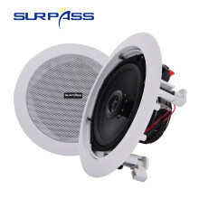 (a-1pc ceiling speaker) 5inch Ceiling Speaker Coaxial Passive Ceiling Mount Speaker HiFi Home Theater Background Music Loudspeaker Living Room Bedroom