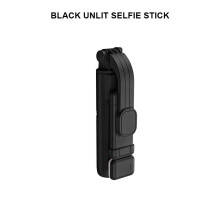 (a-Black No light) Bluetooth Wireless Mini Selfie Stick Tripod Extendable Monopod With Remote Fill Light Shutter For iOS Android Phone
