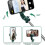 (a-Black No light) Bluetooth Wireless Mini Selfie Stick Tripod Extendable Monopod With  Remote Fill Light Shutter For iOS Android Phone 6